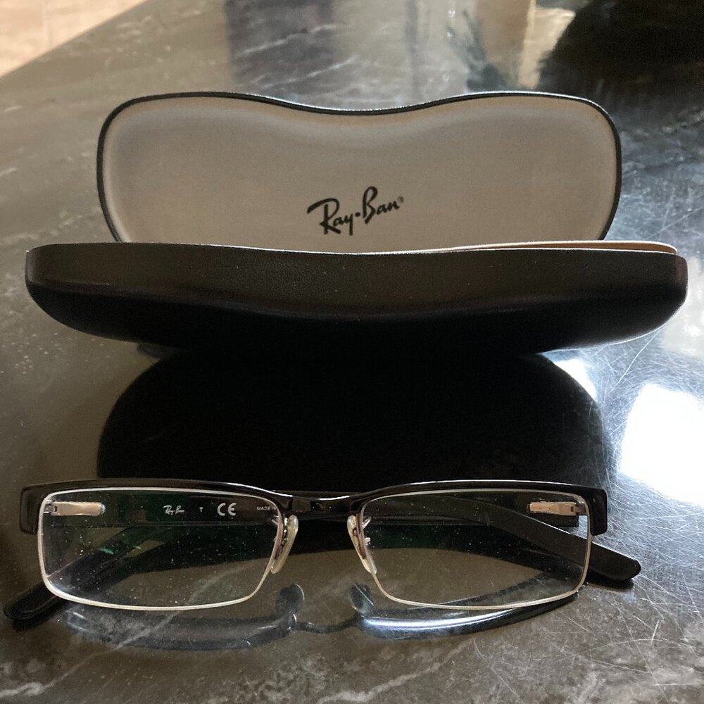 Used Rayban RB 6182 Semi rimless Eyeglasses